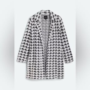 Liverpool Black and White Houndstooth Cardigan